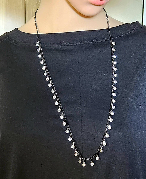 CELESTIAL BIRTHSTONE 36" 12 MONTHS OF THE YEAR NECKLACE
