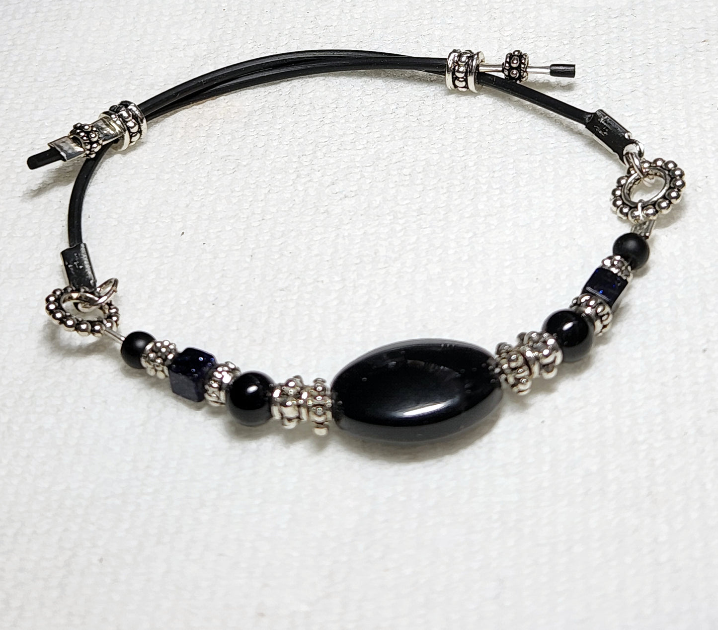 ONYX BRANKLET ADJUSTABLE BRACELETS AND ANKLETS