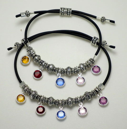 CRYSTAL DROPS BRANKLETS (ADJUSTABLE BRACELET AND ANKLET)