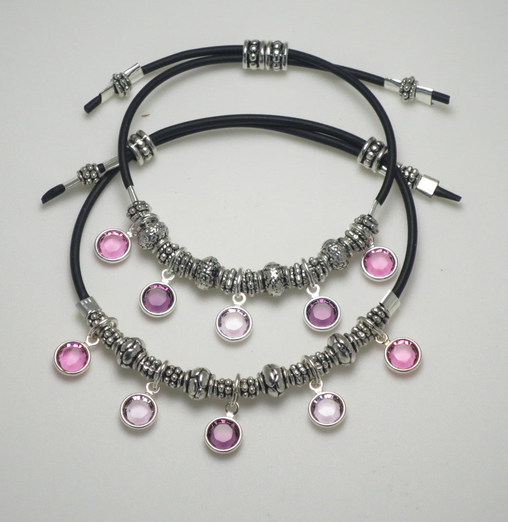 CRYSTAL CHANEL DROPS BRANKLETS (ADJUSTABLE BRACELET AND ANKLET)