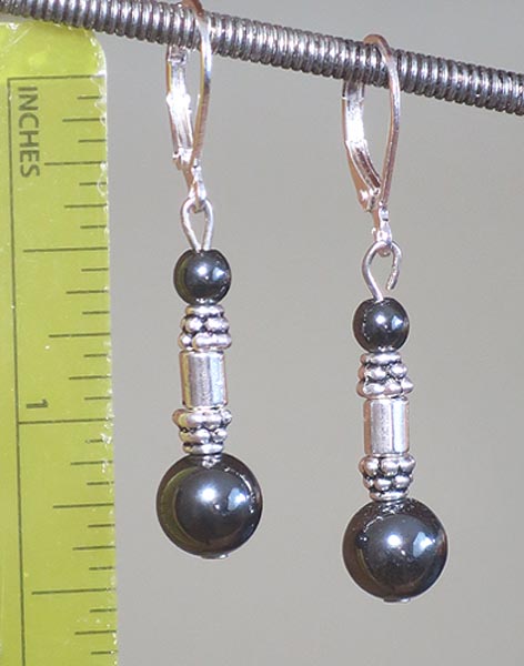DOUBLE BALL STONE EARRINGS