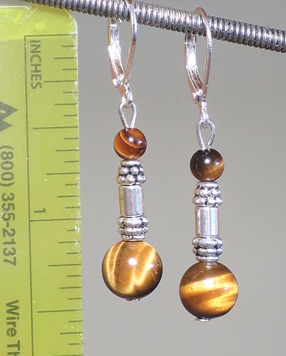 DOUBLE BALL STONE EARRINGS
