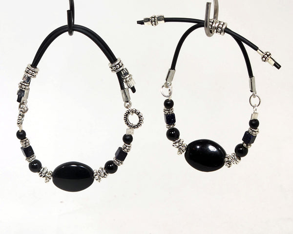ONYX BRANKLET ADJUSTABLE BRACELETS AND ANKLETS