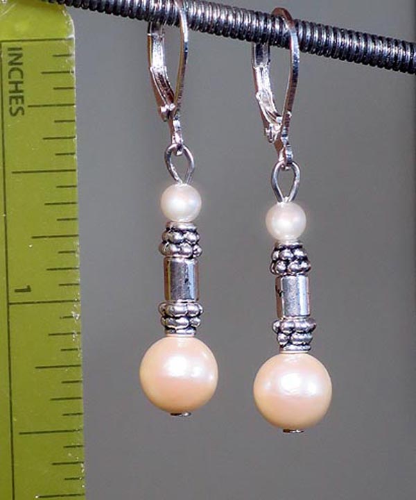 DOUBLE BALL STONE EARRINGS
