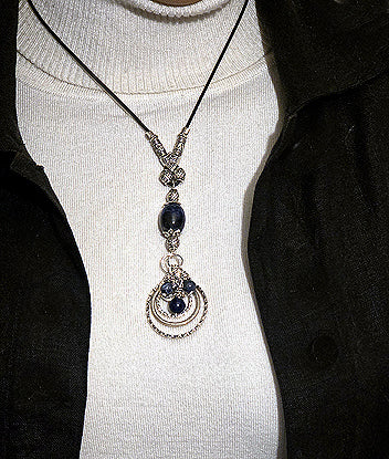 Sodalite Adj Neck short