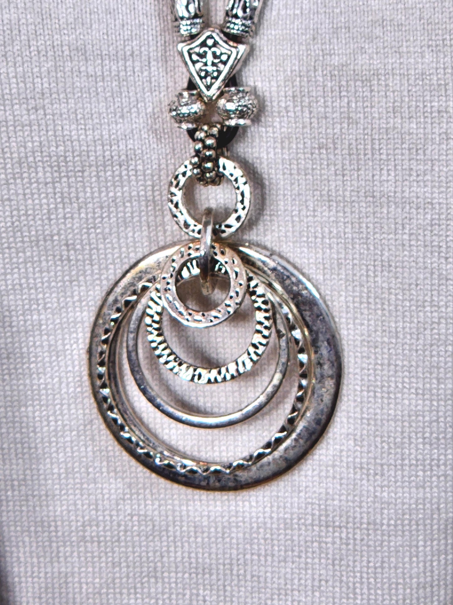5 Large Ring Adjustable Necklace
